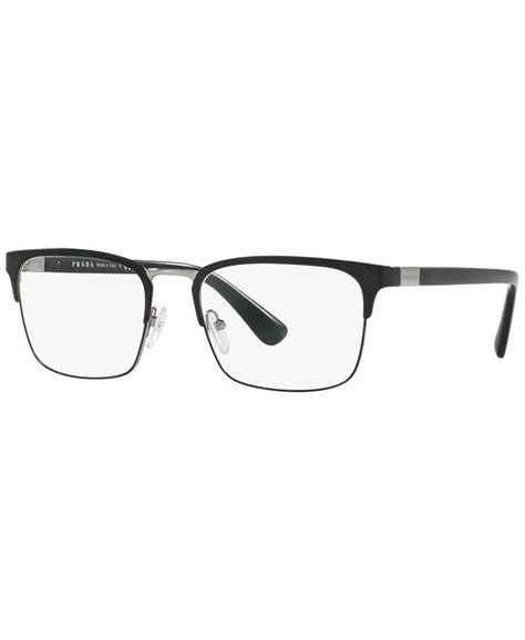 Prada PR 54TV Men's Rectangle Eyeglasses 